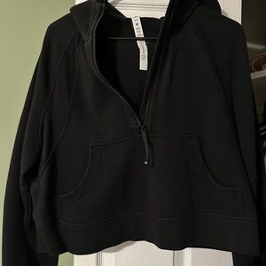2 scuba half zip sweatshirts
